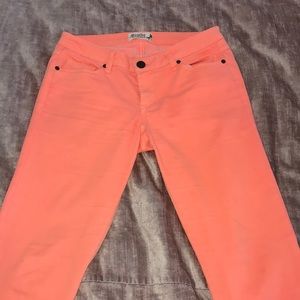 Scarlett Boulevard Neon Orange Jeggings